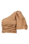 Pinko Asymmetrical One-shoulder Taffeta Top