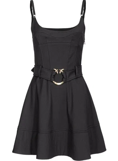 Pinko Main Coll. Dresses In Black