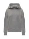 Pinko Grey Sweatshirt With Logo Embroidered On The Front