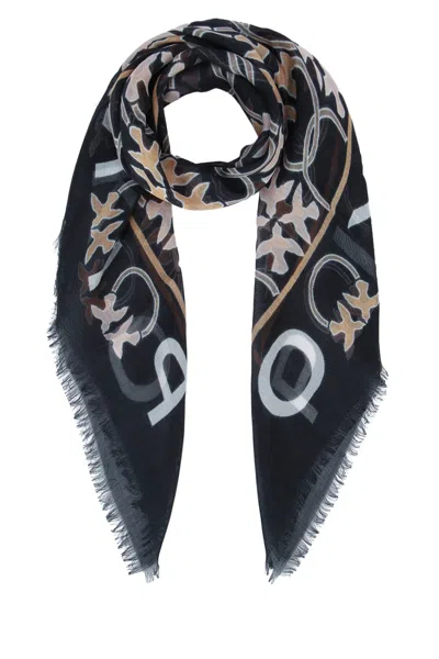 Pinko Mambo Foulard Modal Logo In Black