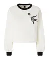 Pinko Crew-neck Sweatshirt In White