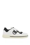 Pinko Sneakers With Love Birds Logo Plaque In White