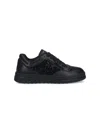 Pinko Mandy Sneakers With Crystals And Studs In Black