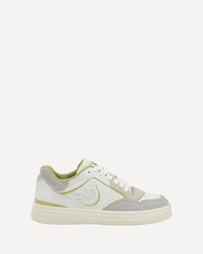 Pinko Mandy Sneakers In White/pink
