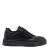 Pinko Mandy Sneakers With Crystals And Studs In Black