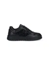 Pinko Mandy Sneakers With Crystals And Studs In Black