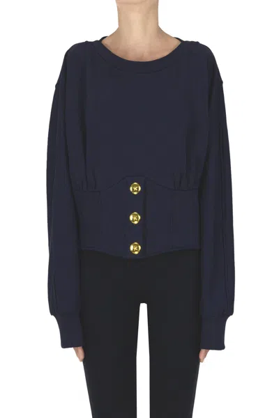 Pinko Mantovana Sweatshirt In Blue