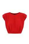 Pinko Maracaibo Sleeveless Top In Red