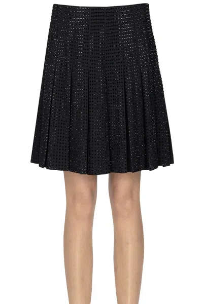 Pinko Marisol Mini Skirt In Black