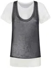 Pinko T-shirt Avec Débardeur Assorti In Black