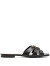 Pinko Flat Shoes Blacks And Greys In Black