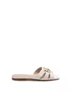 Shop Pinko `marli` Slippers In Beige