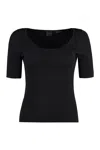 Pinko Round-neck Ribbed T-shirt