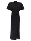 Pinko Long T-shirt Dress With Padded Shoulders