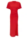 Pinko Long T-shirt Dress With Padded Shoulders