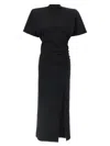 Pinko Long T-shirt Dress With Padded Shoulders