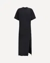 Pinko Long T-shirt Dress With Padded Shoulders