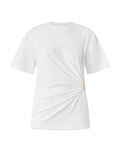 Pinko Mary Tee In White