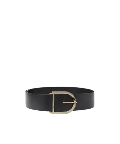 Pinko Maxi Buckle Belt In Black