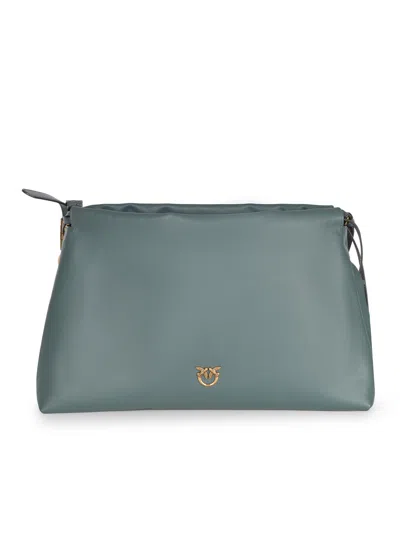 Pinko "maxi Clutch" Bag In Blue