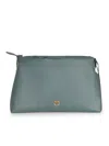 Pinko "maxi Clutch" Bag In Blue