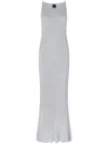 Pinko Nelson Viscose And Metallised Fibre Long Dress