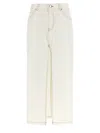 Pinko Embroidered Denim Skirt