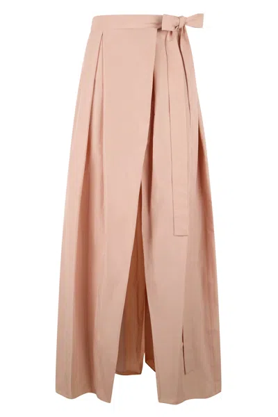 Pinko Maxi Wallet With Bow In Sand