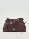 Pinko Maxy Clutch + Tracolla Clutch In Brown