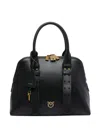 Pinko Medium Bowling Tote Bag In Black