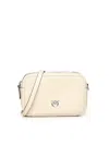Pinko Medium Crossbody Camera Bag In White