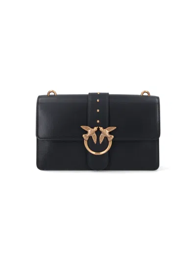 Pinko Medium Handbag Love In Black