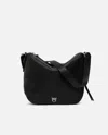 Pinko Medium Leather Hobo Bag With Love Birds Logo