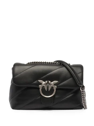 Pinko Medium Love Classic Puff Shoulder Bag In Black