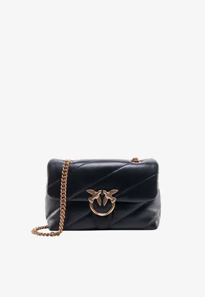 Pinko Medium Love One Classic Shoulder Bag In Black