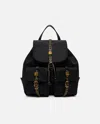Pinko - Medium Nylon Backpack In Black