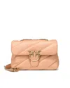 Pinko Medium Quilted Nappa Leather Love Bag In Pink