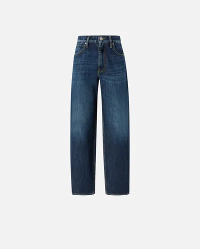 Pinko Medium Wash Egg Jeans In Mid Wash