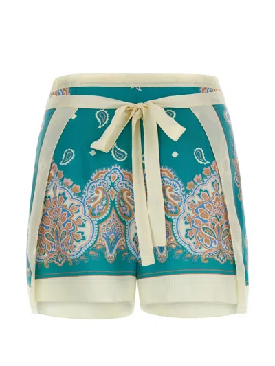 Pinko Merengue-print Shorts In Multi