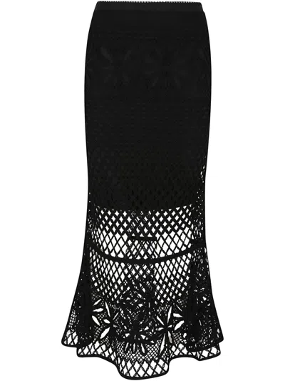 PINKO PINKO MESH SKIRT