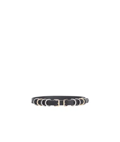 PINKO METAL RING DECORATIVE BELT