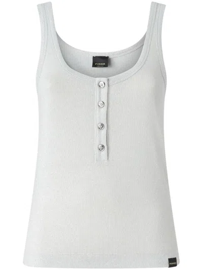 PINKO PINKO METALLIC BLEND STYLISH T-SHIRT