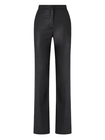 PINKO METALLIC-EFFECT TROUSERS