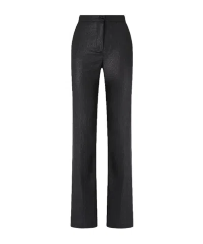 Pinko Straight-leg Casual Pants In Black