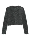 Pinko Sweaters Grgio Blu Verde In Gray