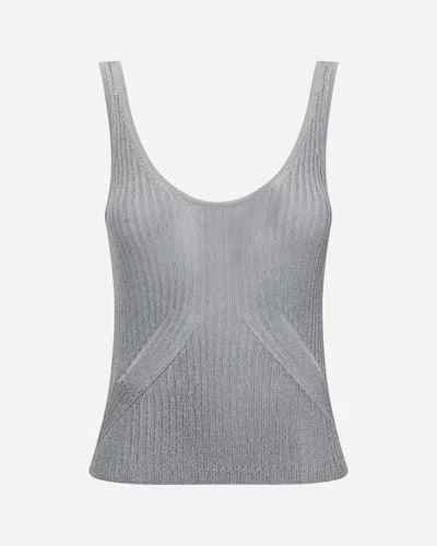 PINKO METALLIC KNIT TOP