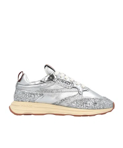 PINKO METALLIC SNEAKERS