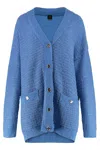 Pinko Mezzo Oversize Cardigan In Blue