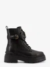 Pinko Mia 07 Leather Ankle Boots In Black
