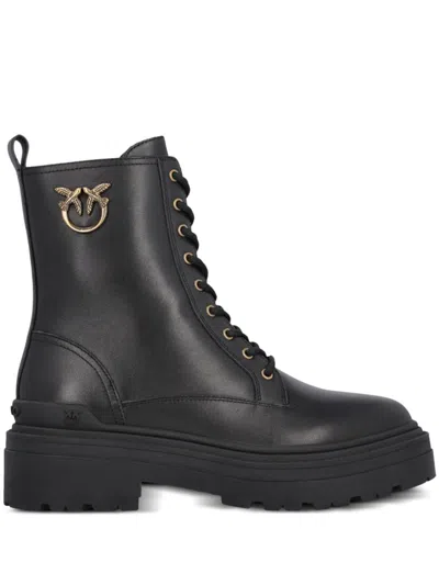 PINKO MIA 110MM LEATHER BOOTS